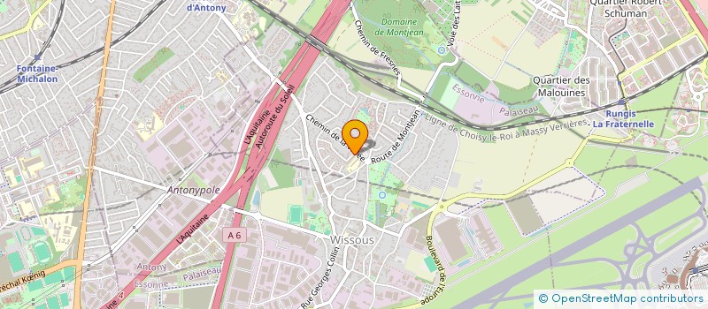 localisation de l'entreprise M2 EXPRESS à WISSOUS