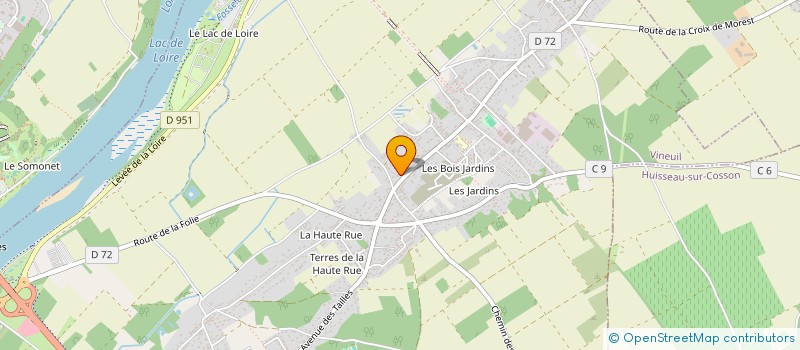 localisation de l'entreprise M2 FINANCE  VINEUIL