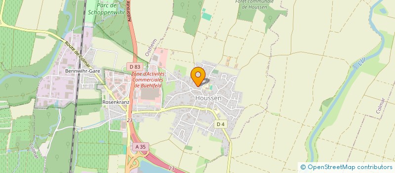 localisation de l'entreprise M2-IMMO  HOUSSEN