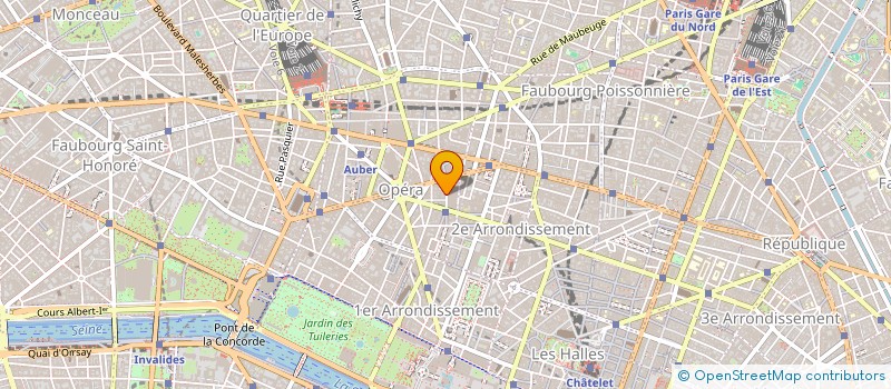 localisation de l'entreprise M2 INGENIERIE ET CONSEIL à PARIS