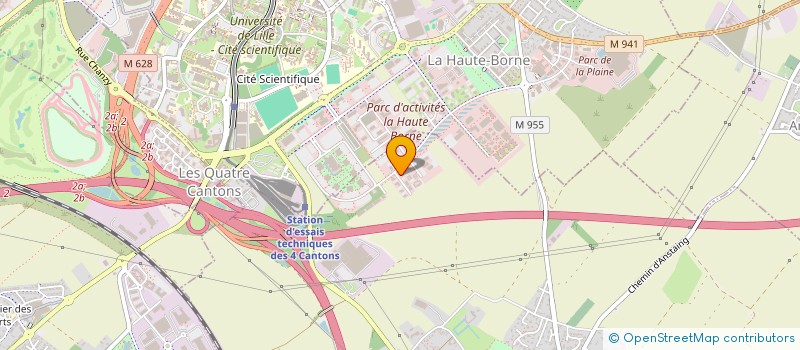 localisation de l'entreprise M2 INTERIEUR  SAINGHIN-EN-MELANTOIS