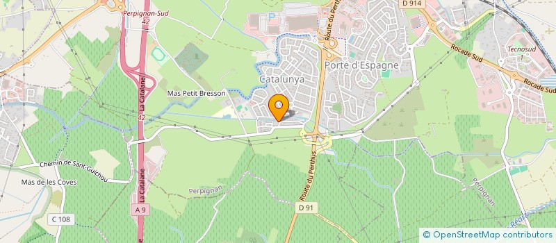 localisation de l'entreprise M2 INVEST à PERPIGNAN