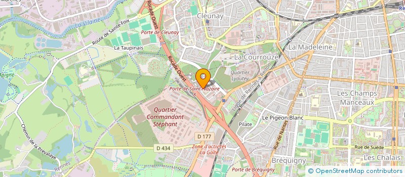 localisation de l'entreprise M2 JET  SAINT-JACQUES-DE-LA-LANDE