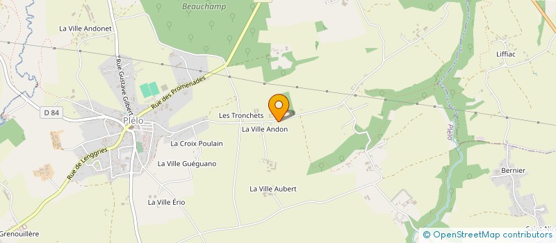 localisation de l'entreprise M2 MILLOT MACONNERIE à PLELO