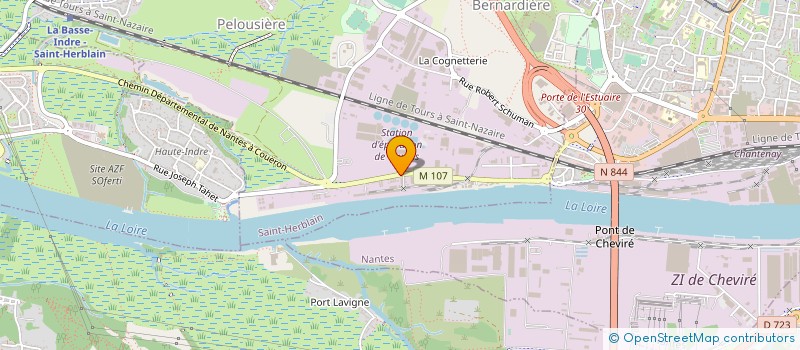 localisation de l'entreprise M2 ORGANISATION à NANTES