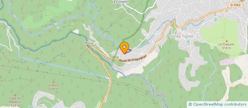 localisation de l'entreprise M2 PORTAGE à LE TIGNET