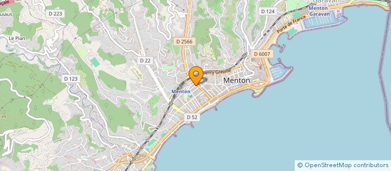 localisation de l'entreprise M2 PROJECT à MENTON