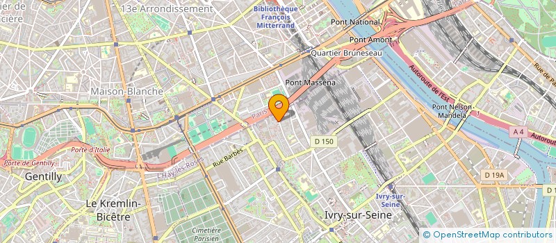 localisation de l'entreprise M2 RENOVATION  IVRY-SUR-SEINE