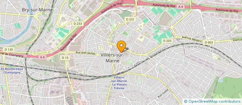 localisation de l'entreprise M2 RESEAU à VILLIERS-SUR-MARNE