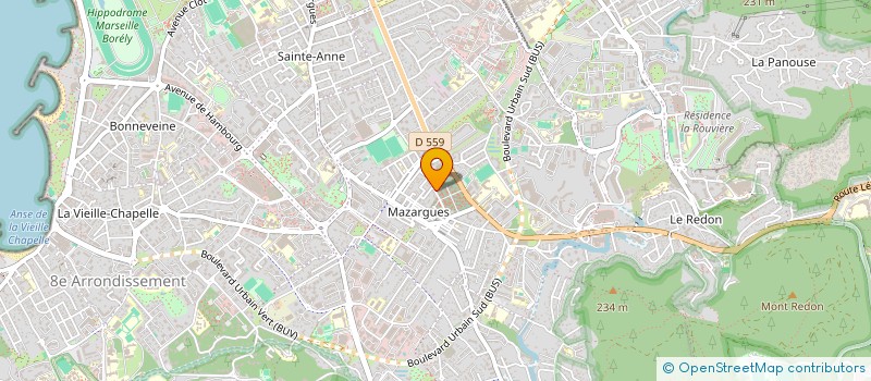 localisation de l'entreprise M2 SPORT CLUBS à MARSEILLE 6EME