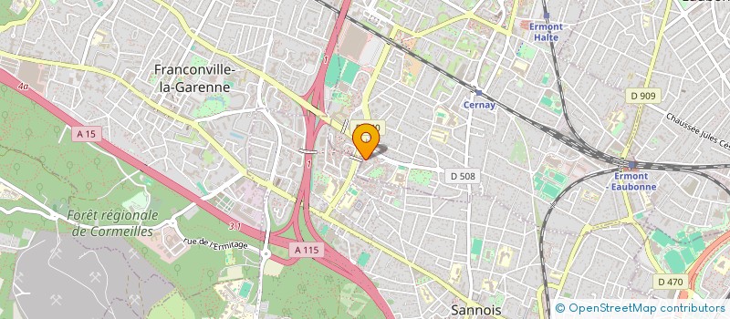 localisation de l'entreprise M2 TRANSPORT  ERAGNY