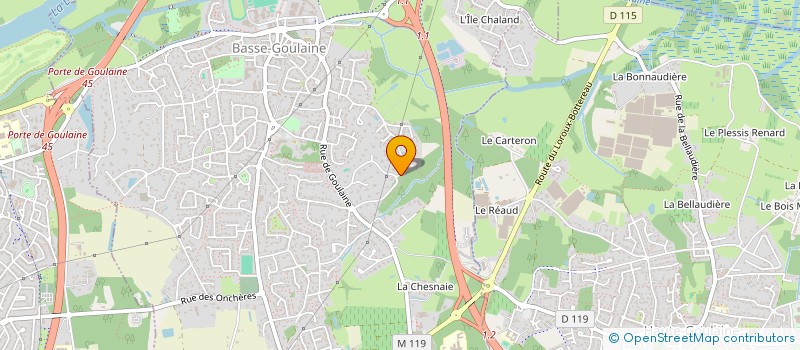 localisation de l'entreprise M27 à BASSE-GOULAINE