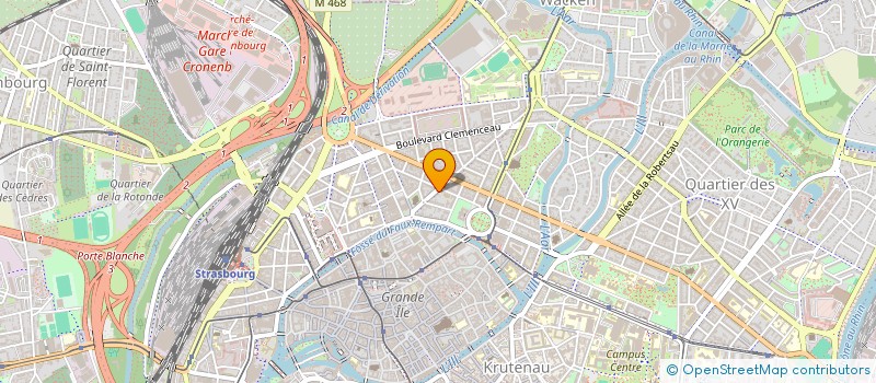 localisation de l'entreprise M2A à STRASBOURG