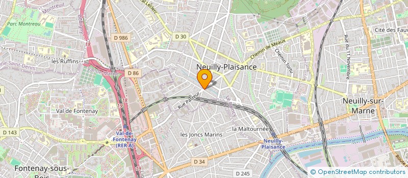 localisation de l'entreprise M2A à NEUILLY-PLAISANCE