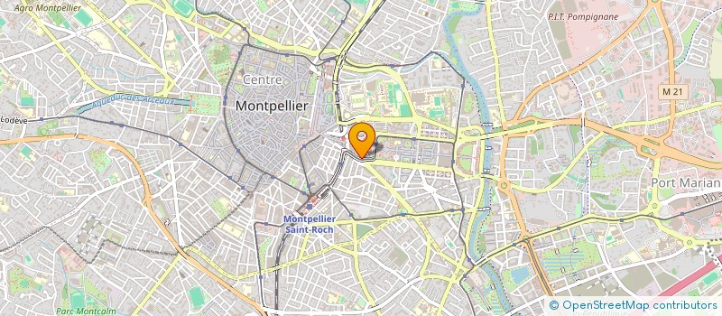 localisation de l'entreprise M2A à MONTPELLIER