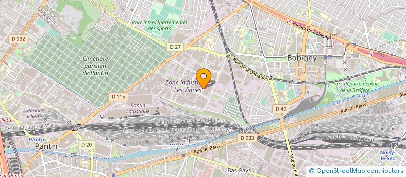 localisation de l'entreprise M2A à MERY-SUR-OISE
