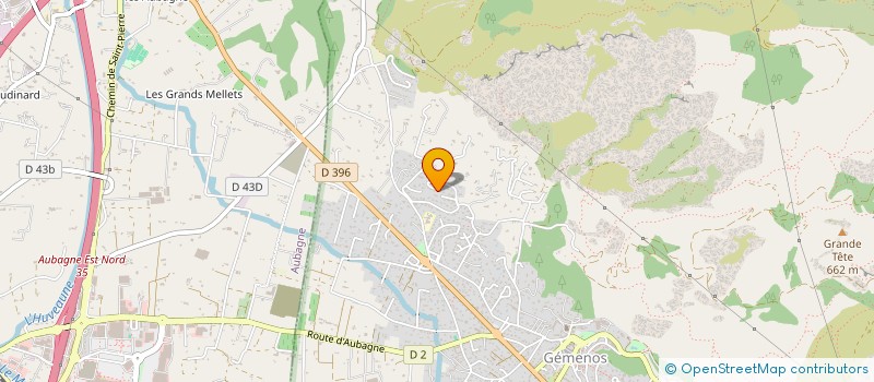 localisation de l'entreprise M2A  GEMENOS