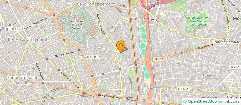 localisation de l'entreprise M2A  PARIS