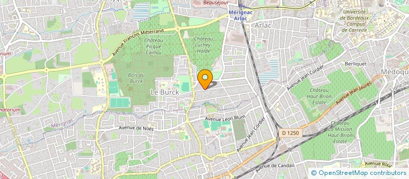 localisation de l'entreprise M2A  EYSINES