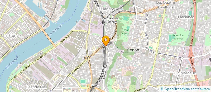 localisation de l'entreprise M2A  RIONS