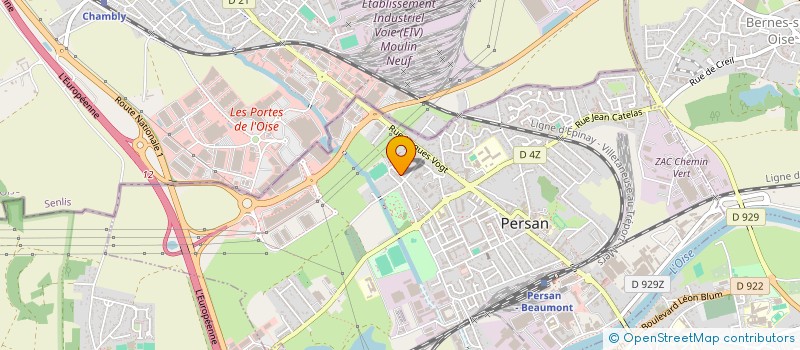 localisation de l'entreprise M2A  PERSAN