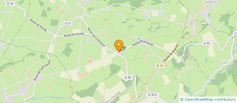 localisation de l'entreprise M2A  SAINT-HILAIRE-SOUS-CHARLIEU