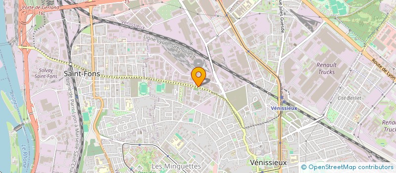 localisation de l'entreprise M2A AUTOMOBILES  VENISSIEUX