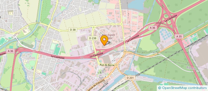 localisation de l'entreprise M2A ENERGIES  SAUSHEIM