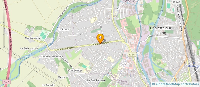 localisation de l'entreprise M2A IMMO  CHALETTE-SUR-LOING