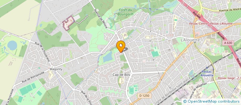 localisation de l'entreprise M2A INFORMATIQUE à PESSAC