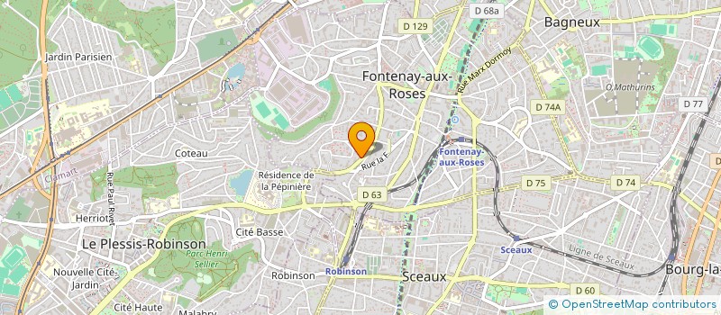 localisation de l'entreprise M2A PLOMB SERVICE à FONTENAY-AUX-ROSES
