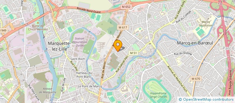 localisation de l'entreprise M2A9 à MARCQ-EN-BARŒUL