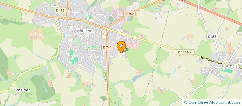 localisation de l'entreprise M2AB  MAULEON