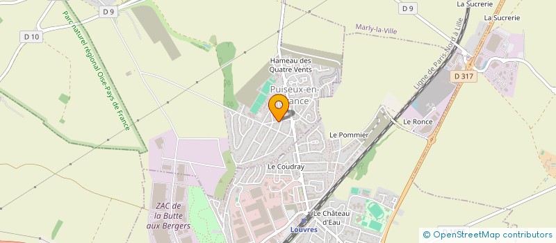 localisation de l'entreprise M2AC  PUISEUX-EN-FRANCE