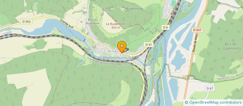 localisation de l'entreprise M2AD  ARNAVILLE