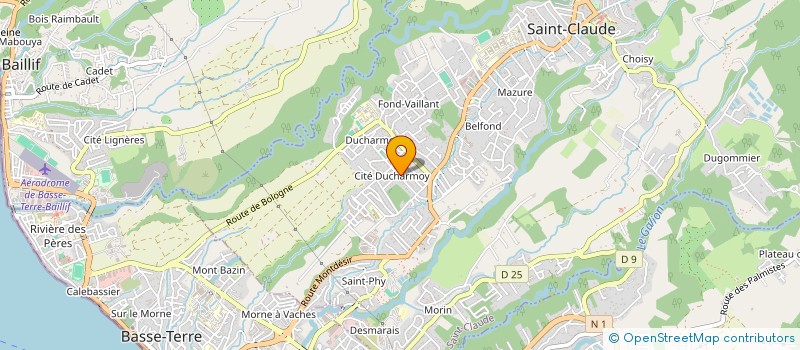 localisation de l'entreprise M2ADOM à SAINT-CLAUDE