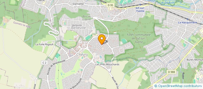 localisation de l'entreprise M2AF  GIF-SUR-YVETTE