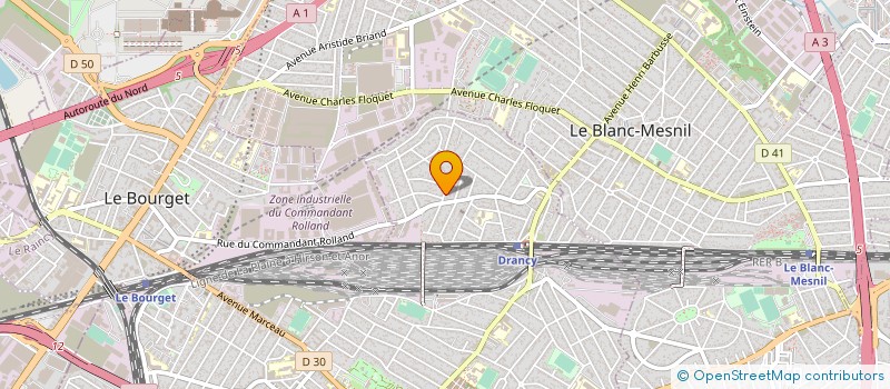 localisation de l'entreprise M2AS TRANSPORTS à DRANCY