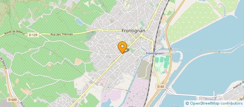 localisation de l'entreprise M2ASL  FRONTIGNAN