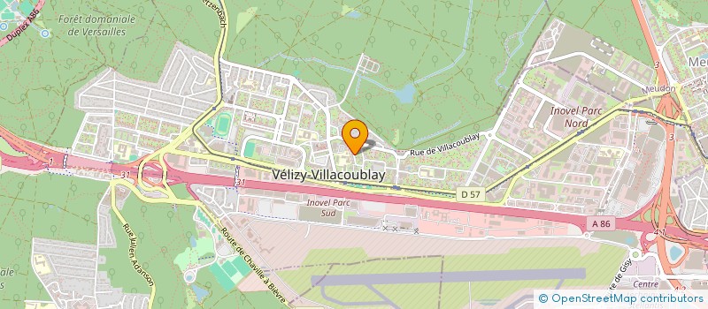 localisation de l'entreprise M2B  VELIZY-VILLACOUBLAY