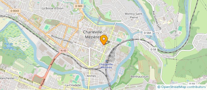 localisation de l'entreprise M2B  CHARLEVILLE-MEZIERES