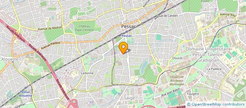 localisation de l'entreprise M2B CAPITAL  PESSAC