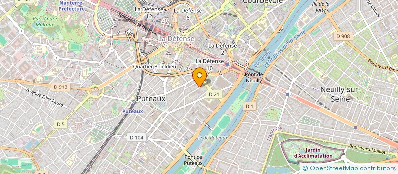 localisation de l'entreprise M2B ENGINEERING  PUTEAUX