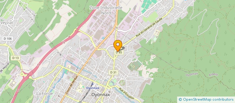 localisation de l'entreprise M2B FINANCIAL  OYONNAX