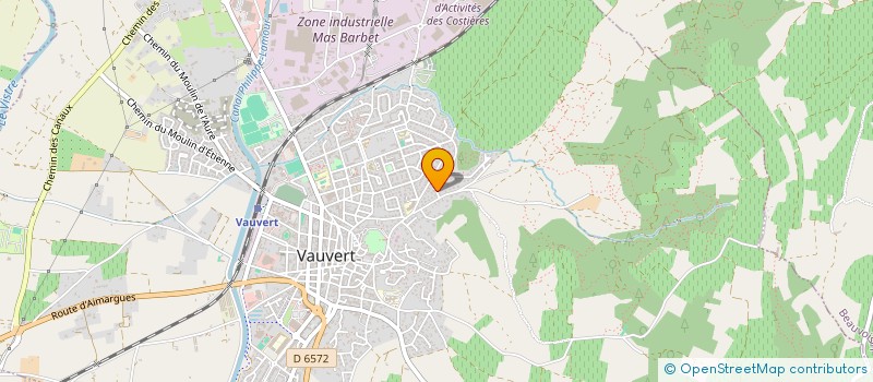 localisation de l'entreprise M2BAT à VAUVERT
