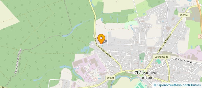 localisation de l'entreprise M2BES à CHATEAUNEUF-SUR-LOIRE