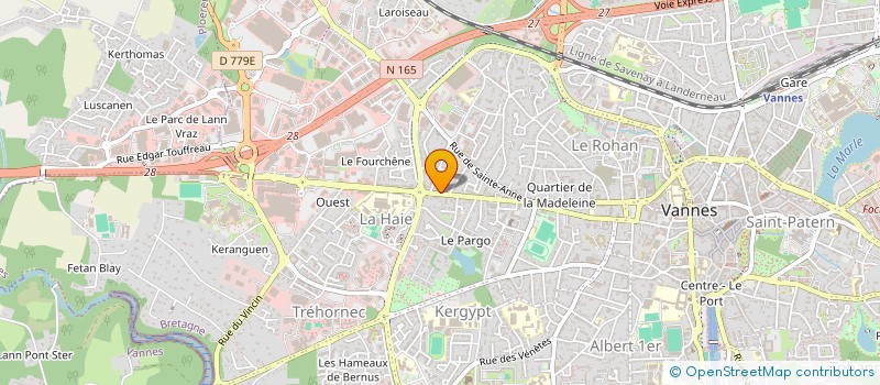 localisation de l'entreprise M2BN à VANNES