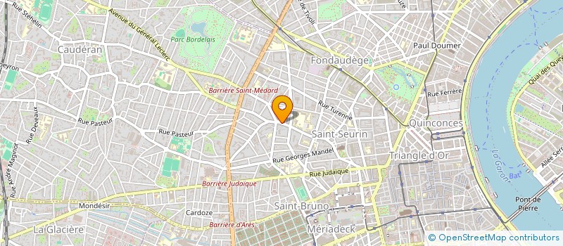 localisation de l'entreprise M2BPO à BORDEAUX
