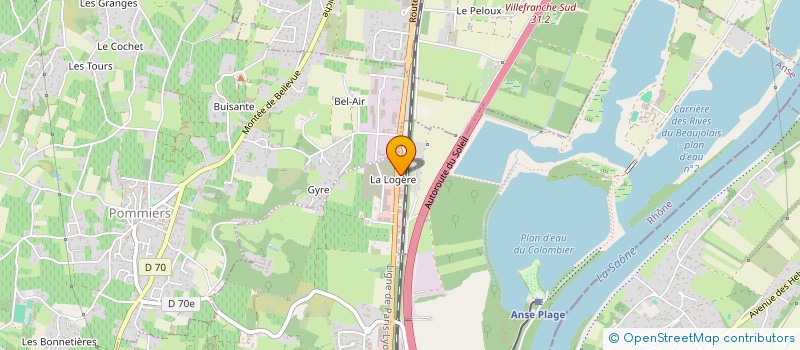 localisation de l'entreprise M2BY SAONE  ANSE