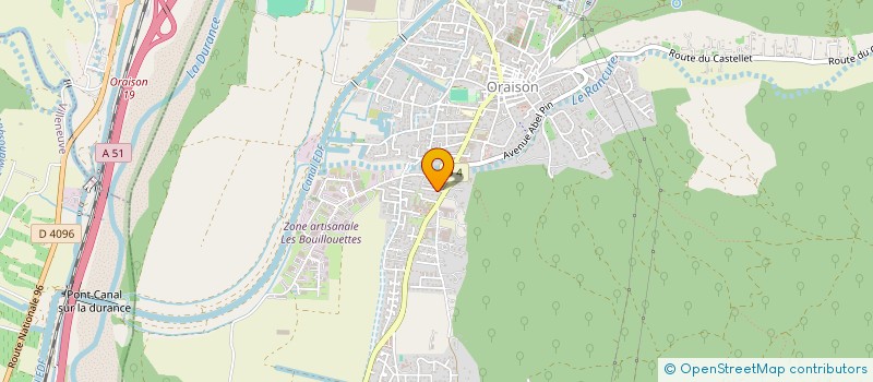 localisation de l'entreprise M2C  ORAISON